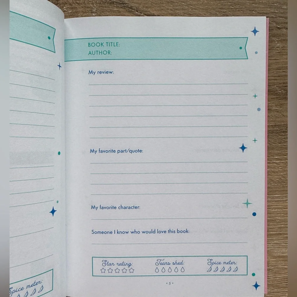 Booktok Reading Journal